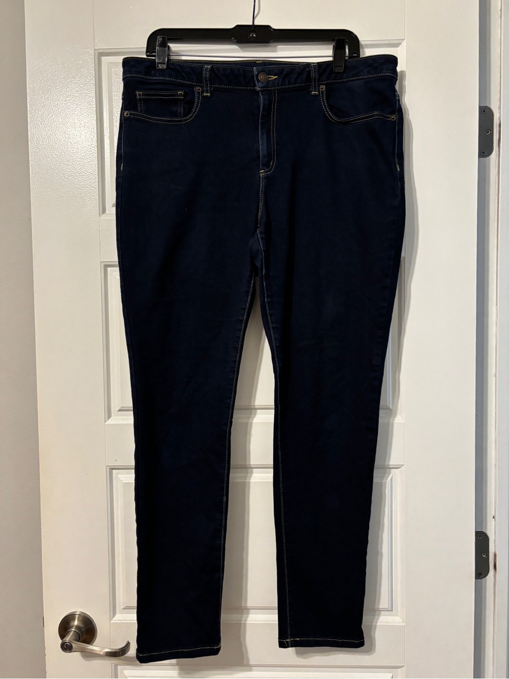Michael Kors Women's Izzy Skinny Dark Blue Jeans
